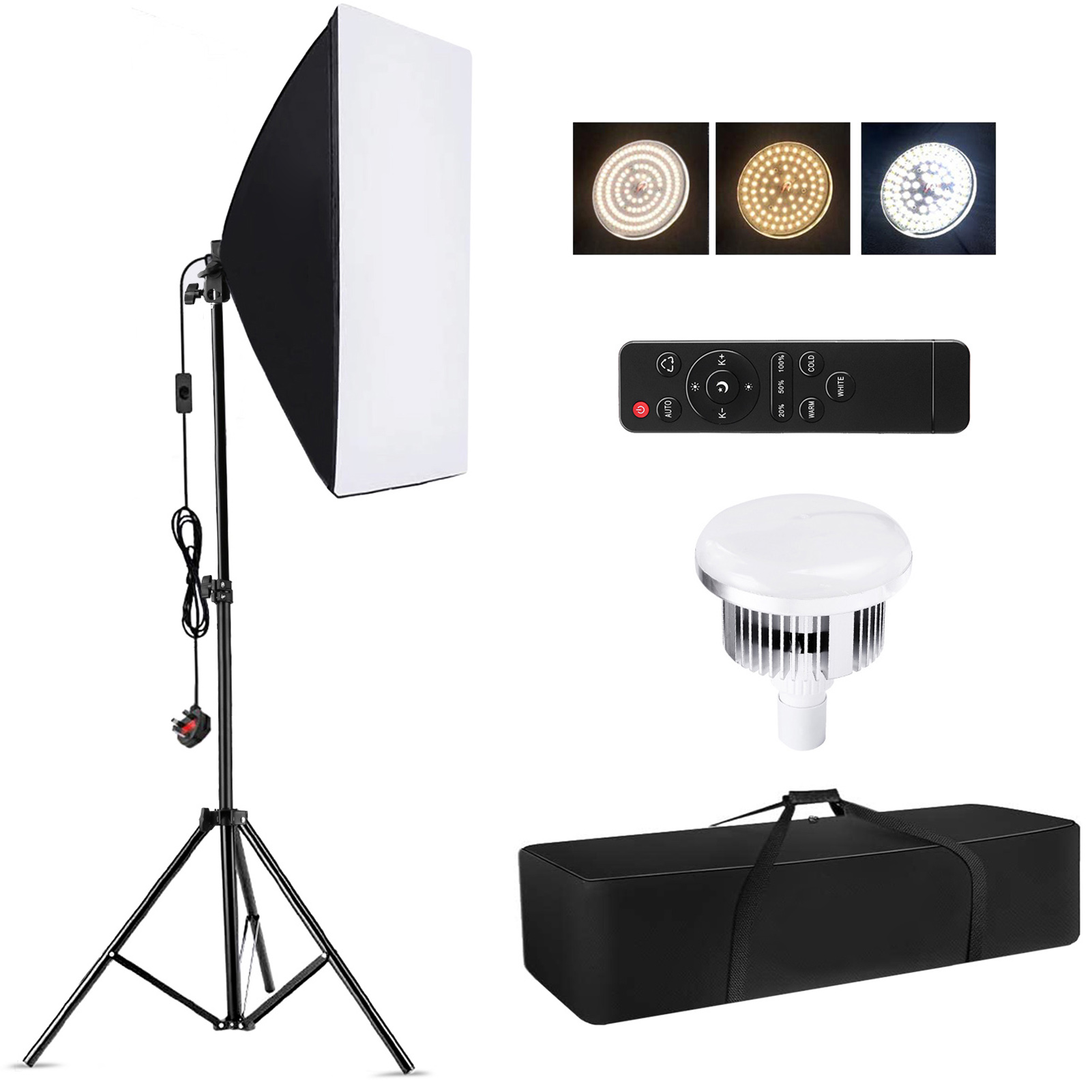 Photography Lighting Kit - Camnoon Studio Photography Light kit Softbox