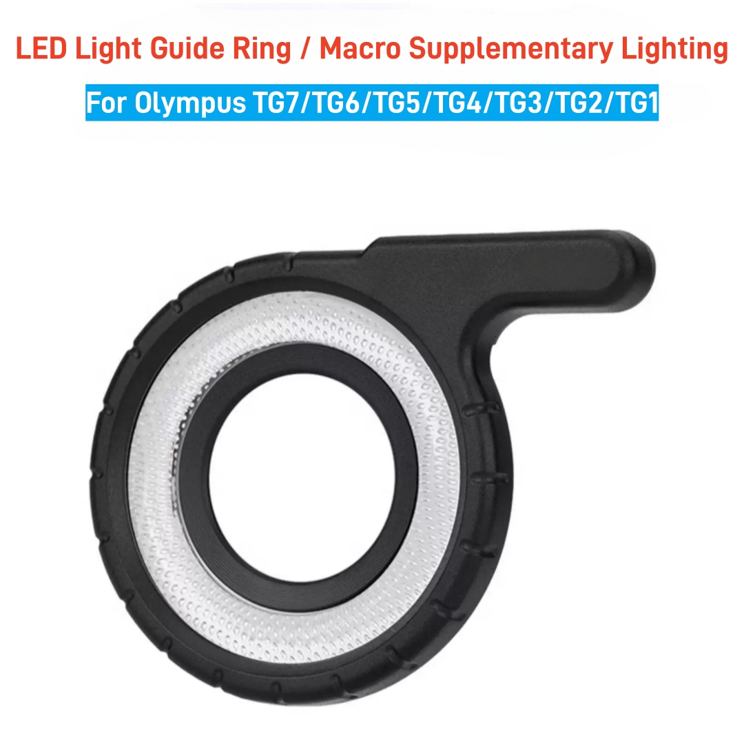 Photography Lighting Guides - LED Light Guide Ring Macro Diffuser