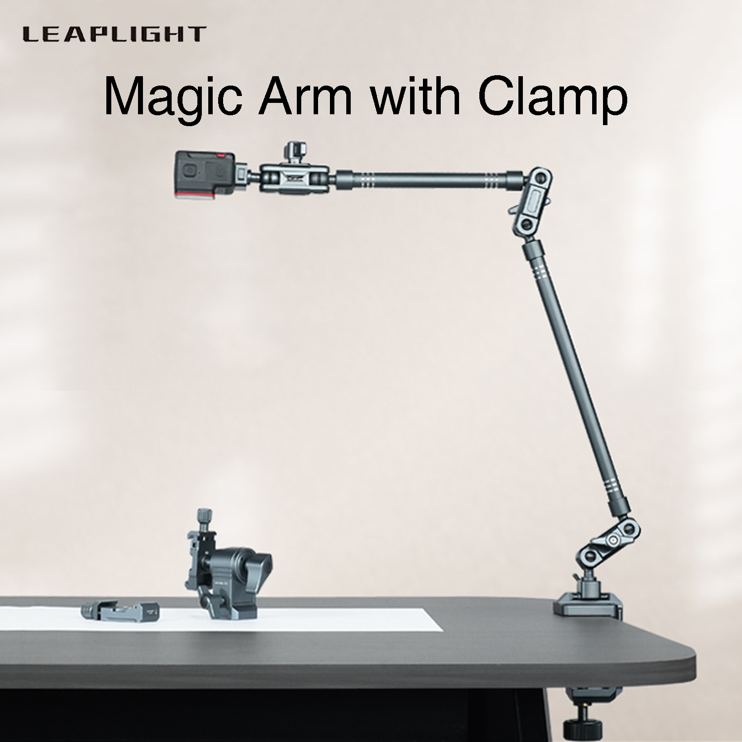 Photography Lighting Overhead - LEAPLIGHT Magic Arm W Clamp, Overhead