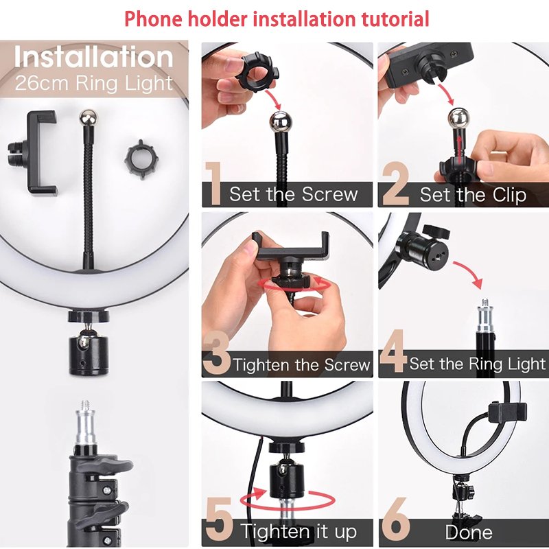 16/26/33cm Selfie Ring Light P - Photography Lighting Tool review and price