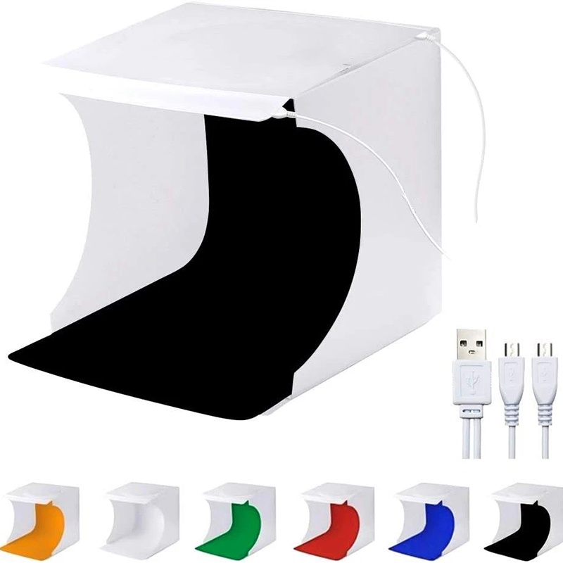 Portable Folding Photobox Phot - Photography Lighting And Backdrop Kits review and price