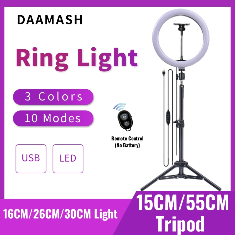 16cm/26cm/30cm LED Selfie Ring - Photography Lighting Circle review and price
