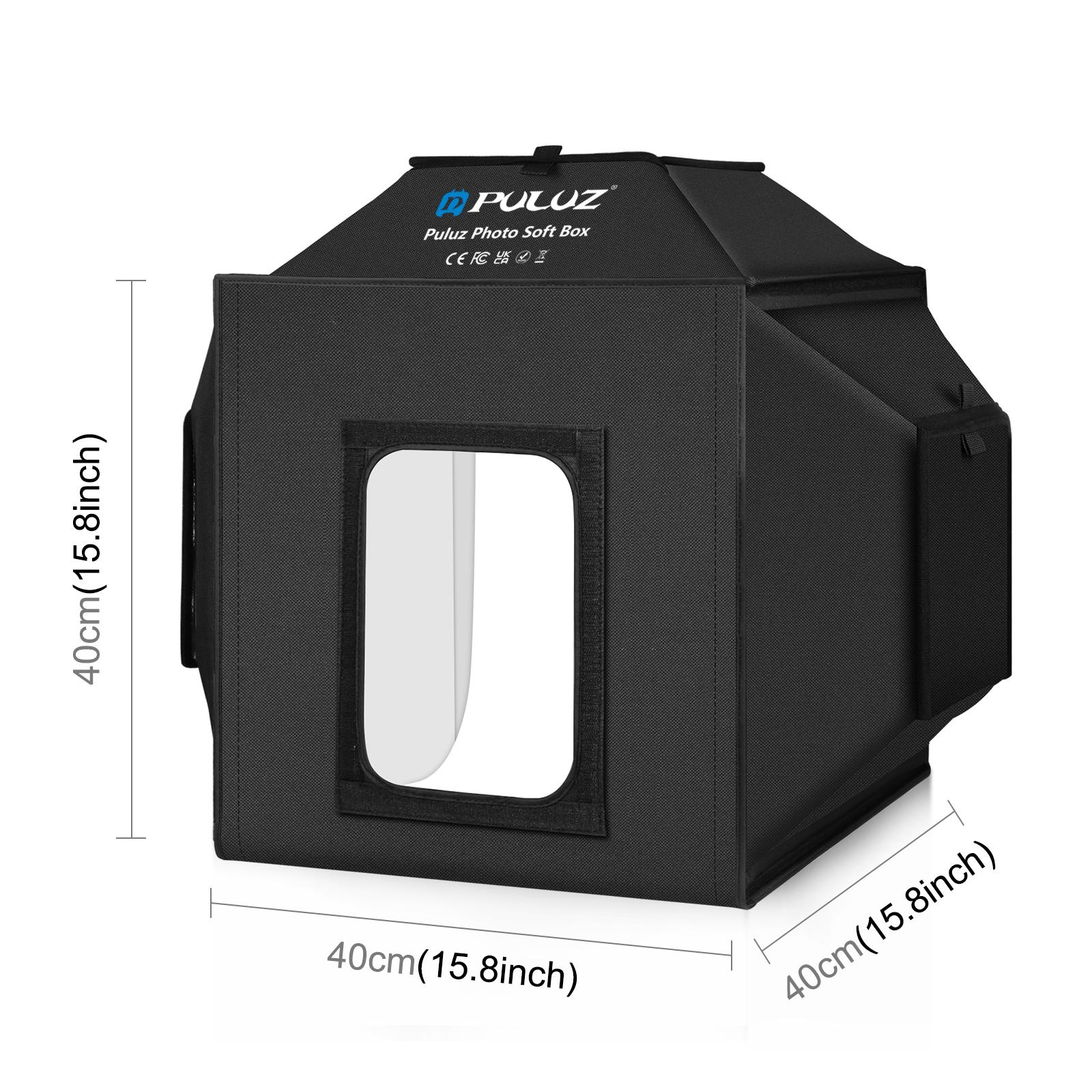 PULUZ 40cm Folding 72W 5500K S - Photography Lighting And Backdrop Kits review and price