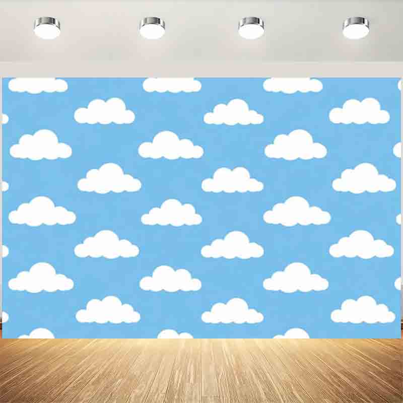Cartoon Simple Blue Sky White  - Photography Lighting And Background review and price