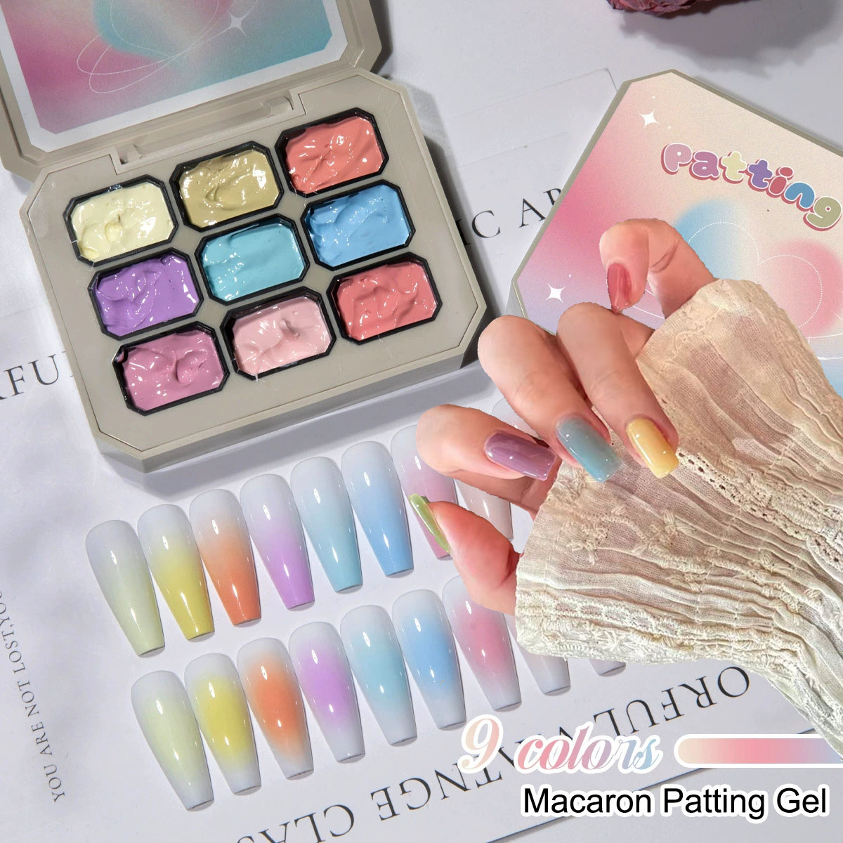 1pc Solid Makaron Nail Polish  - Photography Lighting Gels review and price