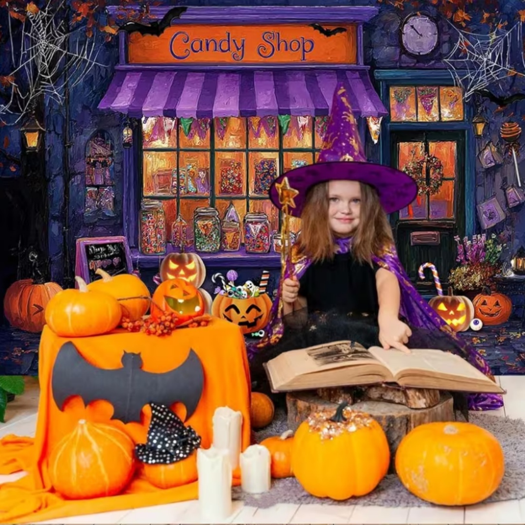 Purple Halloween Shop Theme Pa - Photography Lighting And Background review and price
