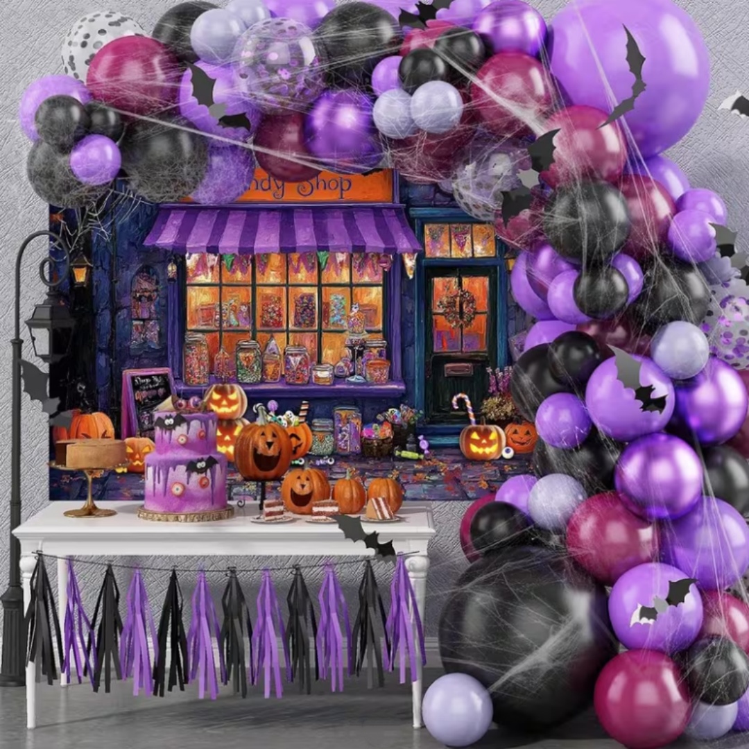 Purple Halloween Shop Theme Pa - Photography Lighting And Background review and price