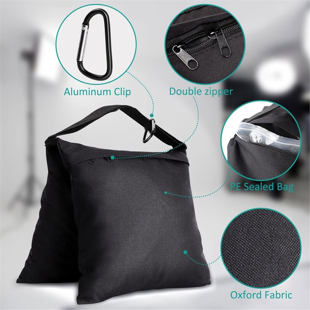 DT75BG 8 Packs Sandbags Weight - Light Stand Sandbag review and price