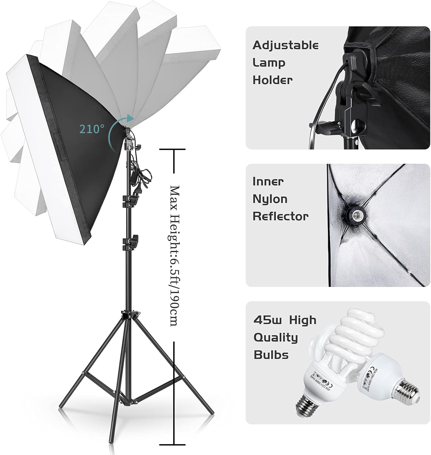 Photography Lighting Kit, Ligh - Photography Lighting And Backdrop Kits review and price