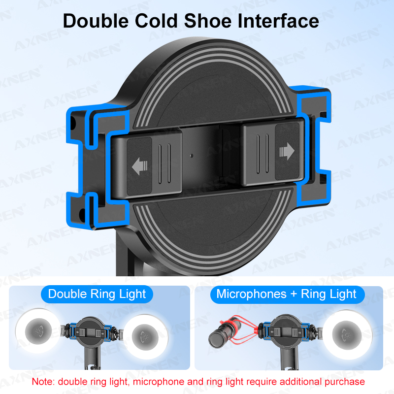 AXNEN C20 Magnetic Selfie Stic - Photography Lighting Circle review and price