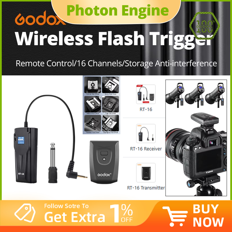 Godox RT-16 16 Channels Wirele - Trigger Receiver Set review and price