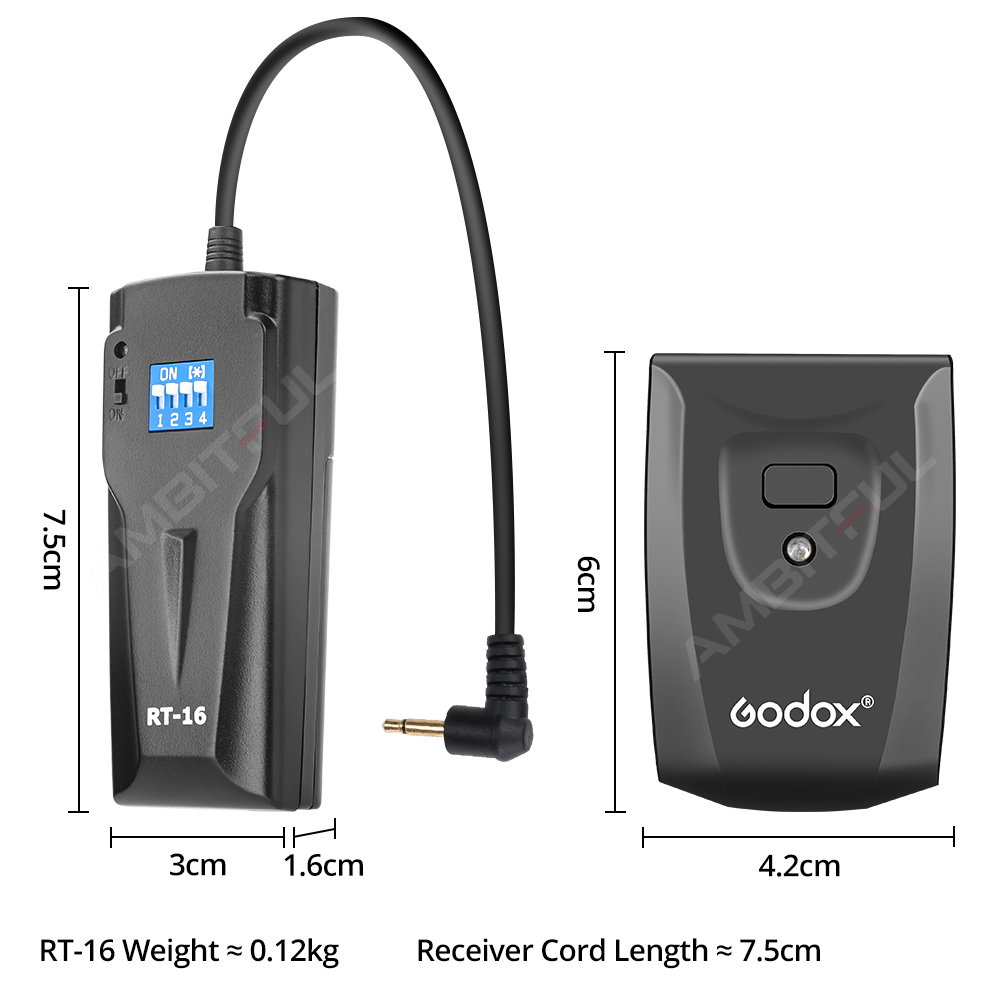 Godox RT-16 16 Channels Wirele - Trigger Receiver Set review and price