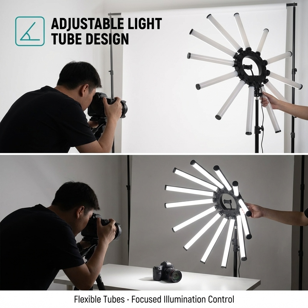 12 Arms Multi Tube Photography - Photography Lighting Kit review and price