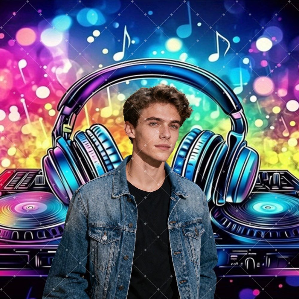 Hip Hop Music DJ Party Decorat - Photography Lighting And Background review and price