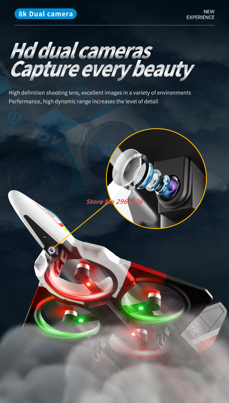 Mini Foam Drone 8K Dual Camera - Photography Lighting Beginners review and price