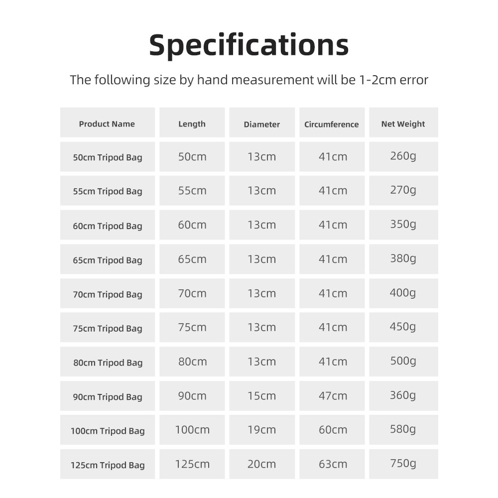 55/60/65/70/75/80/100/125cm Pa - Photography Lighting Devices review and price