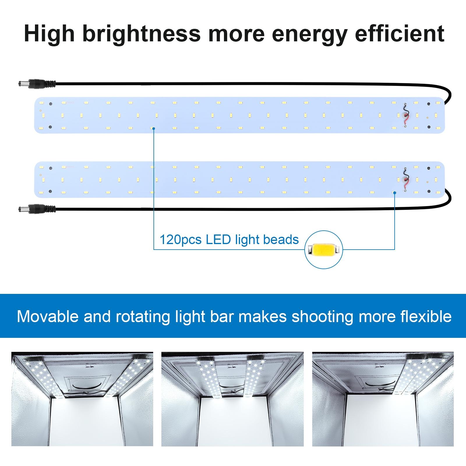 PULUZ 60cm Photo Studio Light  - Photography Lighting And Background review and price