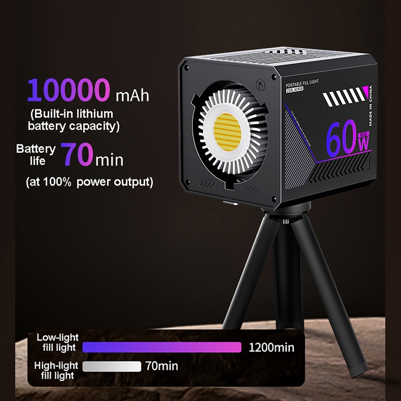 60W RGB Video Light Portable L - Photography Lighting And Background review and price