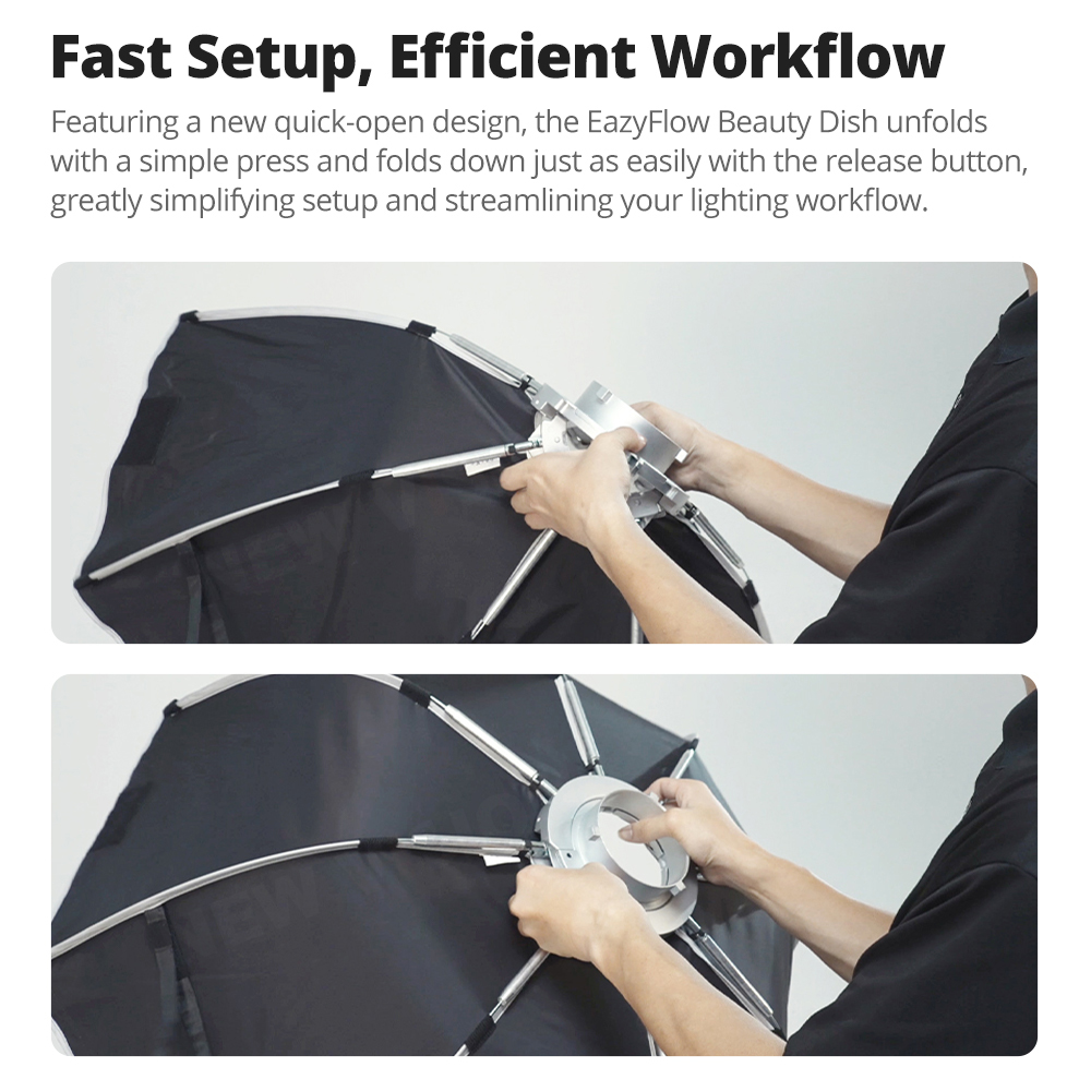 New Godox EazyFlow Beauty Dish - Photography Lighting With Flash review and price