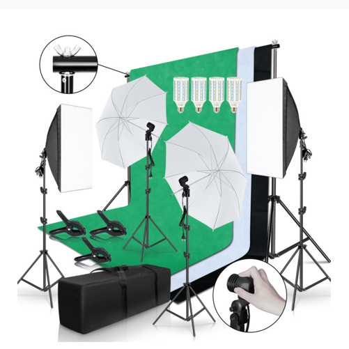 Gold Seller Full Set Photograp - Photography Lighting And Backdrop Kits review and price
