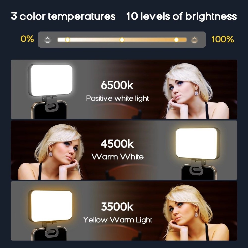 800/1000mAh LED Selfie Light 3 - Photography Lighting With Flash review and price