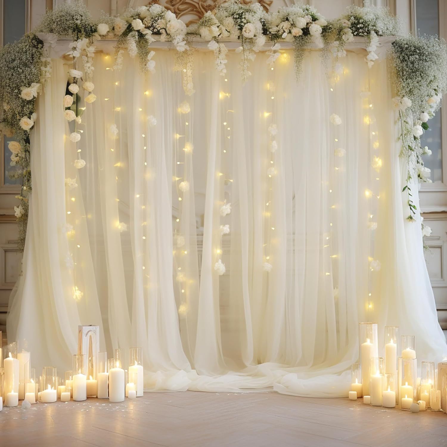 1 Pack Wedding Tulle Backdrop  - Photography Lighting Kit review and price