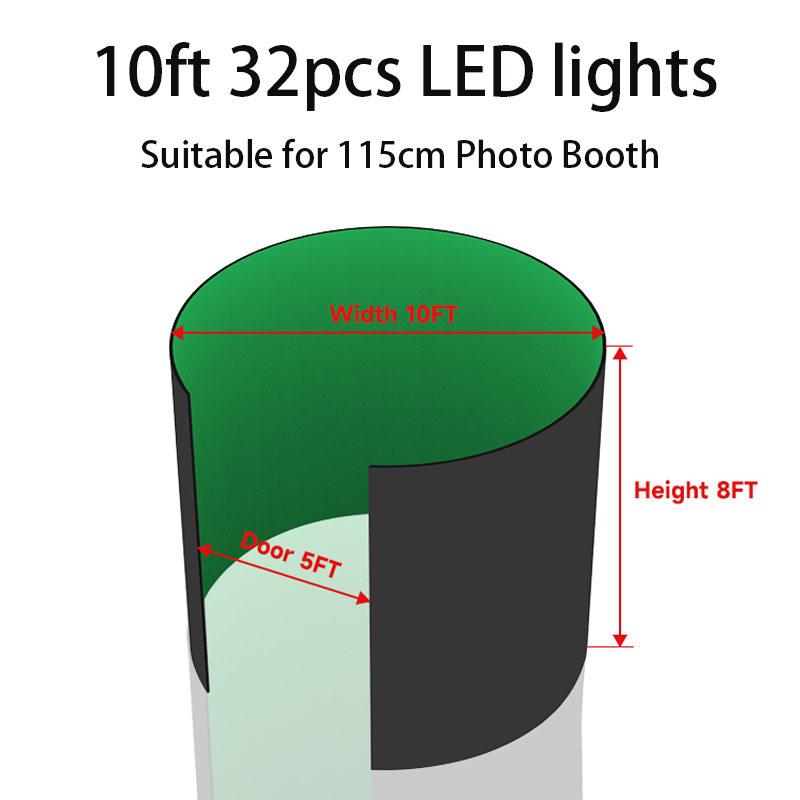 360 Photo Booth Enclosure Free - Photography Lighting And Backdrop Kits review and price